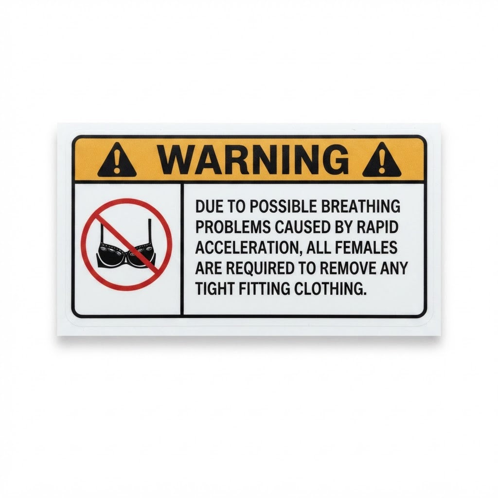 Warning - Remove Tight Fitting Clothing